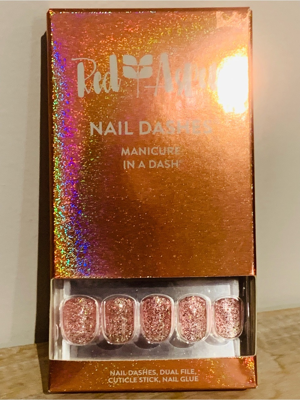 Red Aspen Nail Dashes